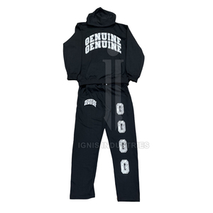 Trajes de sudor personalizados coloridos para hombres Trajes de sudor personalizados de invierno gruesos de gran tamaño para hombres en el mejor material - Product Image 1