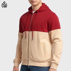 เสื้อฮู้ดซิปคอตตอน100% สำหรับผู้ชายดีไซน์แบบกำหนดเองสำหรับฤดูหนาว - Product Image 3
