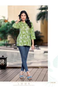 พิมพ์ลาย Reyon หนักพร้อมเสื้อสั้นแฟนซีพร้อมลวดลายพิเศษสําหรับการขายออนไลน์ - Product Image 4