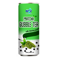 Npv Merk 250Ml Alu Kan Bubble Thee Drinken (Ingeblikt) Bubble Thee Drink Originele Smaak Vietnamese Drankenbedrijf