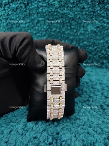 Montre mécanique personnalisée VVS Clarity Moissanite Diamond pour hommes 100% Pass Diamond Tester Iced Out Luxury Fine Jewelry - Product Image 5