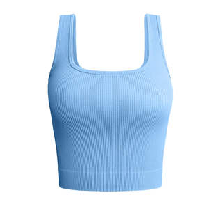 Camiseta Deportiva de Verano para Mujer, de Secado Rápido, Transpirable, Lisa, con Logotipo Personalizado, de Algodón/Fibra de Bambú - Product Image 3