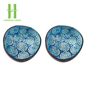 MÁS VENDIDO 100% Natural - Tazones de Coco Pulidos y Cucharas de Madera de Vietnam, Tazón de Ensalada de Coco Ecológico Natural y Orgánico - Product Image 6