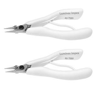 Alicates de Punta Redonda Lindstrom ERGO de Alta Calidad RX 7590 de Acero Inoxidable con Mango de 2 Componentes para Joyería y Manualidades - Product Image 6