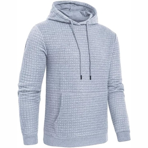 Sudadera con capucha de punto con estampado antiarrugas informal para hombre, bajo MOQ, mejor calidad, precio al por mayor, nuevo estilo - Product Image 4