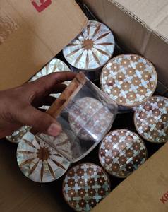 กล่องใส่ของขวัญงานแต่งงานและเทศกาลแบบอาหรับ ฝาปิดลายม็อป  กล่องขนมอะคริลิคพรีเมียมจากอินเดีย - Product Image 6