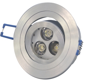 Anello inclinabile rotondo da incasso GU10, nichel satinato, 90mm. (GSC 0701952) - Product Image 2