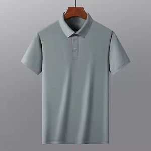 Nouveau été hommes T-shirt à manches courtes décontracté affaires mode lâche revers brodé POLO chemise respirant hommes chemise - Product Image 1