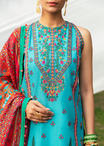 Three Piece Lawn Dress Nice Color Hot Selling Fully Stitched <b>Suit</b> Digital Print <b>Fancy</b> Embroidery Diamond Work OEM Service Party - Product Image 4