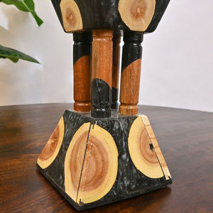 Brûleur d'encens religieux en résine de bois de santal artisanal de qualité supérieure, style arabe, pour une fragrance de luxe pour la maison - Product Image 2