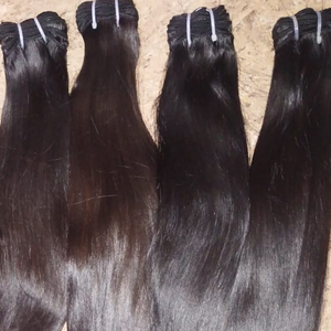 ผมต่อแบบชาวเรมี่คนอินเดีย100% ผมธรรมชาติสีธรรมชาติที่มาจากจริยธรรม - Product Image 3