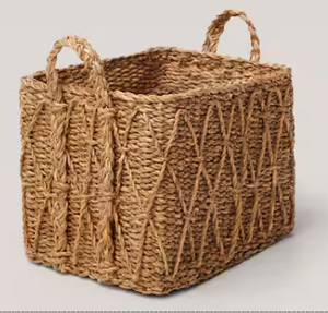 Artisan and Durable Bamboo Gift <b>Basket</b> Rattan <b>Basket</b> With Handles Ideal for Weddings Festivals Home Decor Flower <b>Basket</b> - Product Image 2
