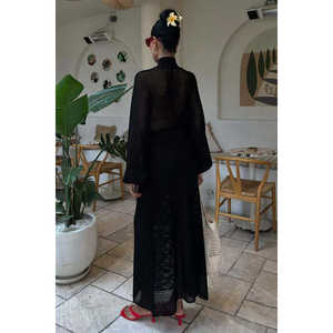 Vestido de punto calado translúcido 2854 - Product Image 5