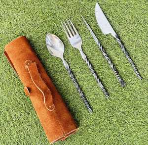 High Quality Metal Medieval Style Cutlery <b>Set</b> in Low Price For Restaurant Hotel Use - Product Image 6