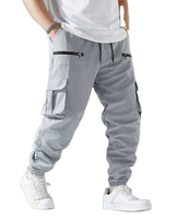 Pantalon Cargo Coupe Droite Foncé pour Homme 2025, Poches Latérales, Coupe Classique, Toile Décontractée, Haute Qualité, Logo Personnalisé