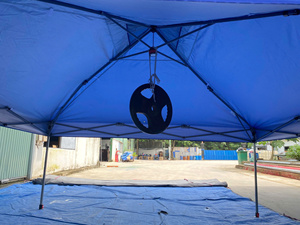 Tienda de campaña de un dormitorio de alta resistencia, diseño plegable portátil para almacenamiento de dosel al aire libre, jardín, viajes, eventos, recubrimiento en polvo - Product Image 6