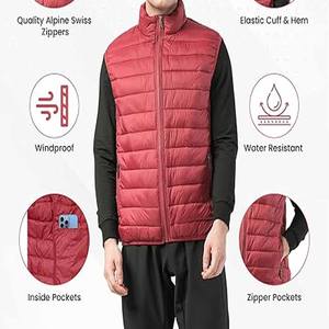 Vestes pour hommes de haute qualité, couleurs personnalisées, demi-manches, doudoune matelassée, gilet, veste à bulles, vestes, téléchargées par Dress Sports - Product Image 2