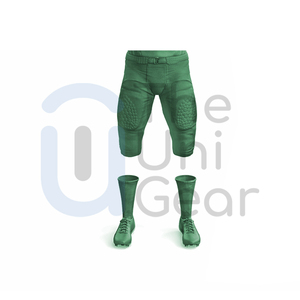 Maillots de football américain personnalisables, ensemble haut et pantalon respirants, vêtements de football américain à manches courtes grande taille - Product Image 3