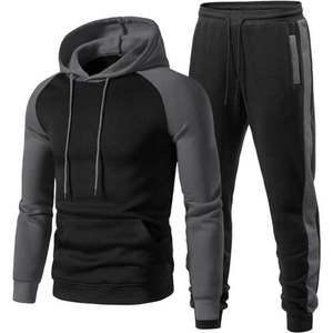 Winter Heavyweight Solid Fleece Comfortable Track Suit Unisex Hooded <b>Jacket</b> Sweatpants Set for Men <b>Women</b> - Product Image 4