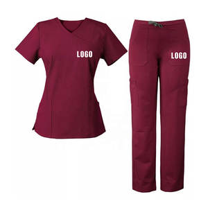 Ensemble de survêtement décontracté à capuche uni à manches longues pour hommes, uniforme d'hôpital, vente en gros personnalisée - Product Image 1