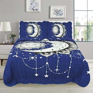 ผ้าห่มโพลีเอสเตอร์ลายดอกไม้และลายการ์ตูนสุดเท่ พร้อมปลอกหมอนผ้าฝ้าย ชุดเครื่องนอนสำหรับบ้าน งานแต่งงาน โรงแรม คริสต์มาส และโรงพยาบาล - Product Image 5