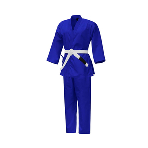Uniforme confortable de karaté en polyester et coton pour arts martiaux respirants unisexe - Product Image 5