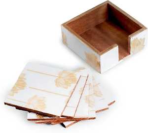 Meena et Mdf Sous-verres Fabricant de produits de l'Inde Noyer, Sous-verres - Product Image 3