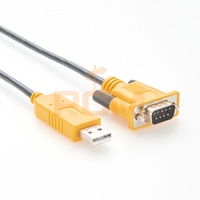Cable DB9 a USB CH9328, Cable Adaptador Convertidor de Datos Seriales RS232 a Teclado HID para Indicador de Peso, Escáneres de Código de Barras, Punto de Venta