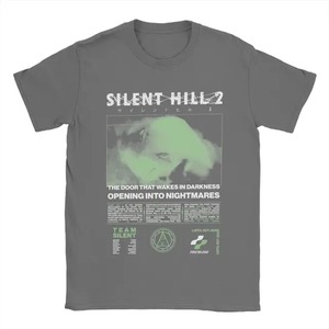 เสื้อยืดผู้ชาย Silent Hill 2 เสื้อผ้าฝ้ายลำลอง แขนเสื้อแบบริงเกอร์ คอกลม เสื้อยืดผู้ใหญ่ 72473 - Product Image 3
