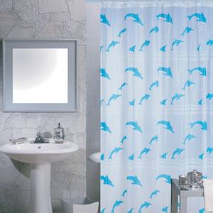 Cortina de Ducha de Poliéster PVA 180x200 Delfines - Product Image 2