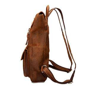 Haute qualité écologique OEM ODM sac à dos de voyage en cuir de qualité supérieure à la mode épaule Style fermeture à glissière lumière personnalisable - Product Image 6