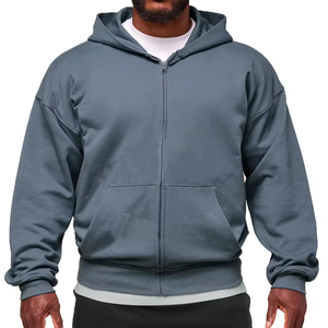 Wholesale Mens Hoodies | Comfortable & Fashionable Zip Hoodie | Plus Size Mens Hoodie Direct Manufacturer - Product Image 1