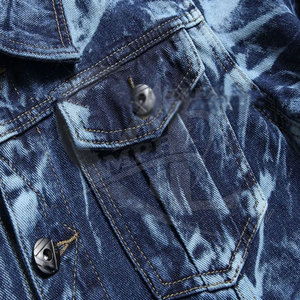 Nueva Llegada Personalizada Hombres Jeans Conjuntos de Color Sólido Hombres Jeans Conjunto Cubierto Botón Hombres Jeans Conjunto - Product Image 5