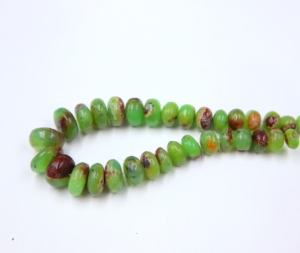 Cuentas redondas de crisoprasa australiana Cuentas de piedras preciosas de crisoprasa verde natural 8 ''pulgadas - Product Image 1