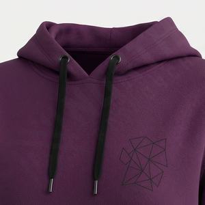 Customize Logo Women Sweatsuit Crop Hoodie Pullover Sweatshirt Straight Leg Pant Jogger Tracksuits Set Fleece Fabrics <b>Apparel</b> - Product Image 4