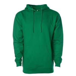 Sweat-shirt à capuche en coton mélangé grande taille pour hommes, pull surdimensionné à capuche en polaire avec logo brodé, basiques personnalisables - Product Image 4