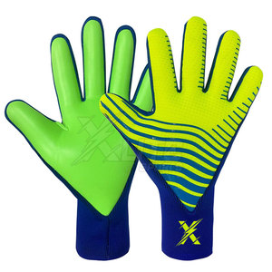 Guantes de Portero Profesionales de Cuero Flexible y Transpirable con Diseño de Superficie de Agarre Avanzado para Partidos y Entrenamientos - Product Image 2
