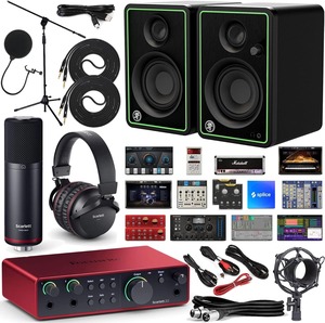 Nueva interfaz de audio USB Focusrite Scarlett 2i2 Studio de 4.ª generación con paquete completo - Product Image 1