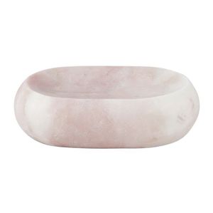 Base rectangular autoadhesiva de diseño americano para jabón, accesorios de baño de lujo, jabonera de mármol, bandeja baja para lavandería de hotel - Product Image 1
