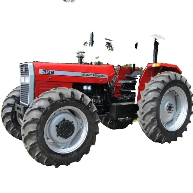 Sử dụng trang trại máy kéo massey ferguson 100HP với Cab MF 4x4 máy kéo với phía trước loader và backhoe