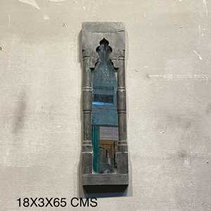 Imperial Arch <b>Mirror</b> Customizable Antique-Style Resin Wall Decor for Modern & Contemporary Spaces for Christmas Holiday Decor - Product Image 4