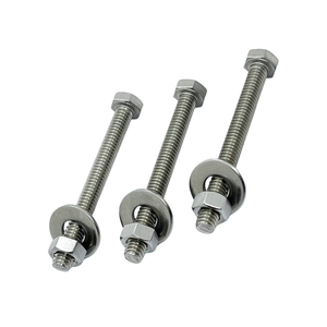 Ventas directas de fábrica Sujetadores estándar DIN-Pernos de acero inoxidable Tuercas en bolsas de plástico Herrajes de acero al carbono Acabado liso - Product Image 3