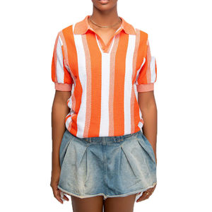 Nouvel été élégant pour polo pour hommes 100% coton grande taille vêtements de sport décontractés avec motif imprimé - Product Image 2