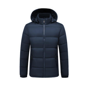 Chaqueta de Hombre Personalizada de Lona, Estilo Urbano, con Forro de Algodón, 100% Fibra de Poliéster, Impermeable y Ecológica para Otoño, con Logotipo Frontal - Product Image 2