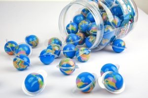 Color azul Planet gomoso ingredientes naturales Caramelo Suave malvaviscos forma de bola dulce característica regalo caramelo para niños precio al por mayor - Product Image 5