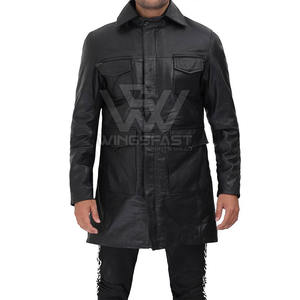 Hot Selling Men's Casual Leather Coat for Winter High Quality New Design at Low Price - Product Image 1