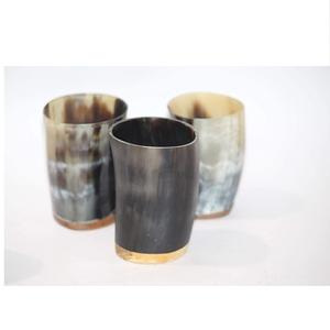 Set of 4 Round Shape Natural <b>Viking</b> Drinking Horn Beer Drinking Horn <b>Cup</b> With Premium Quality Medium Size Wine <b>Cups</b> Agate - Product Image 5