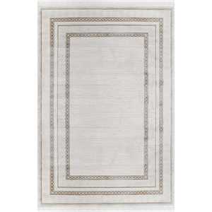 Tapis d'intérieur moderne Netline Home Depot Nazende Beige 60% polypropylène 40% polyester 80x150 cm Chambre à coucher Bureau Chambre d'enfant - Product Image 1