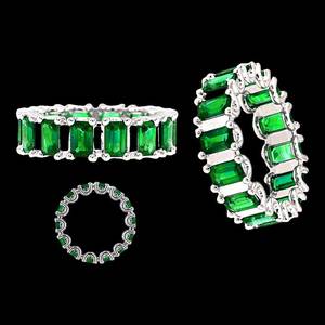 <span class=keywords><strong>Ruby</strong></span> Emerald Sapphire Eternity ban nhạc Vòng cao cấp đồ trang sức sang trọng Crafted trong thiết kế vượt thời gian hoàn hảo cho thanh lịch những dịp đặc biệt - Product Image 1