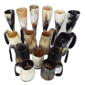 <b>Viking</b> <b>Horn</b> Mug Medieval Drinking <b>Horn</b> Handmade <b>Horn</b> Beer Mug Party and Restaurant by crescent crafts - Product Image 3